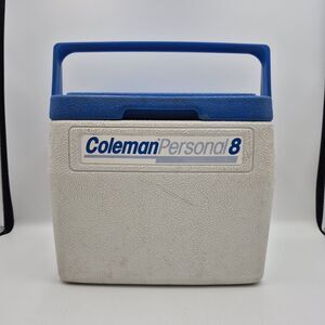 Vintage 1980's Coleman Personal 8 Portable Travel Water Cooler Ice Chest #5272
